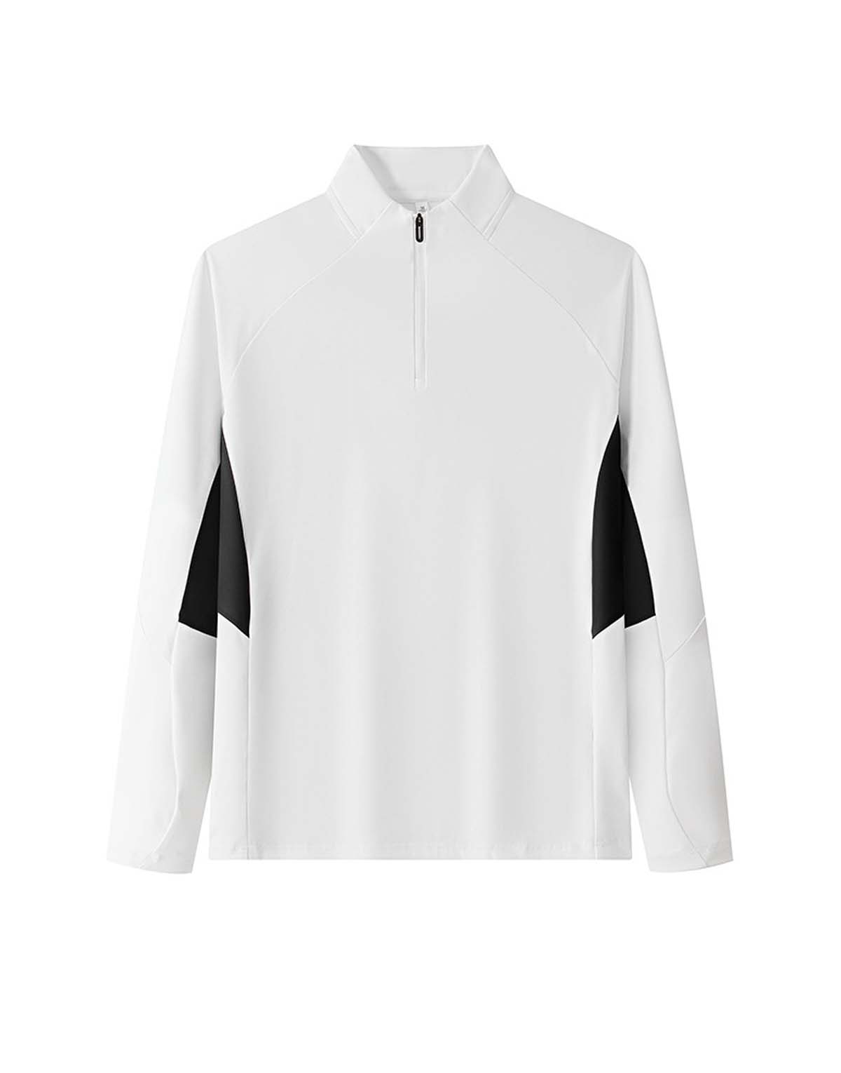 Stand Collar Color-Block Seamless -mt19